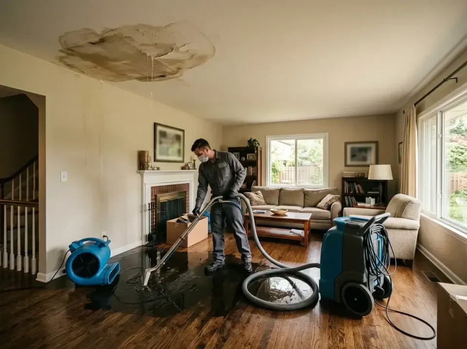 attic-pipe-burst-ceiling-drip-008 — frequently asked questions, Water Damage Restoration & Carpet Care in Indianola, WA